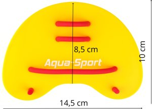 Avenli AQUA-SPORT WIOSEŁKA BLACKHAWK FINGER PADDLE YELLOW AS002019 5