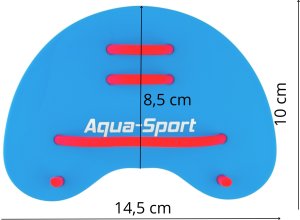 Avenli AQUA-SPORT WIOSEŁKA BLACKHAWK FINGER PADDLE BLUE AS002016 5