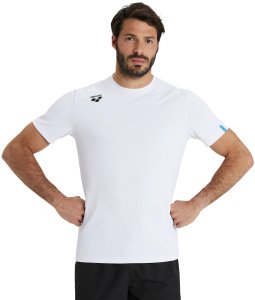 Arena ARENA KOSZULKA TEAM T-SHIRT SOLID WHITE 004900/100 XXL 4