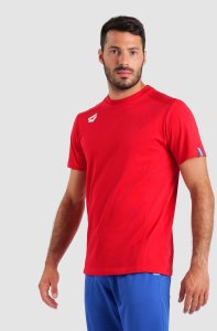 Arena ARENA KOSZULKA TEAM T-SHIRT PANEL RED 004899/400 S 2