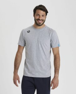 Arena ARENA KOSZULKA TEAM T-SHIRT PANEL MEDIUM GREY HEATHER 004899/550 M 2