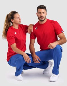 Arena ARENA KOSZULKA TEAM T-SHIRT PANEL RED 004899/400 L 6