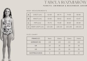 Funkita FUNKITA STROJE PŁYWACKIE GIRL'S STRAPPED IN ONE PIECE INK JET FKS034G7191012 12 UK28 3