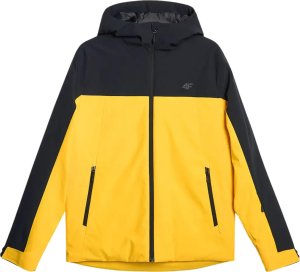Kurtka narciarska męska 4f M0787 żółto-czarna 4FWAW25TTJAM0787 70S XL 2