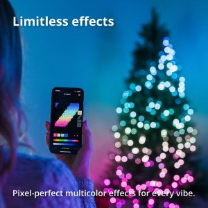 Twinkly Pre-lit Tree -1.80m Regal Tree, 435 RGB LED, Green wire, Plug Type C 8