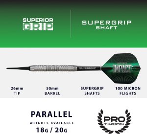 Harrows Rzutki do darta Harrows Impact 70% Softip Impact Softtip 20 g 3