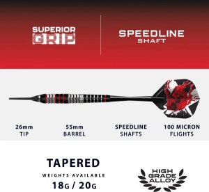 Harrows Rzutki do darta Harrows Heavy Metal Ryan Searle Softip 18 g 3