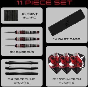Harrows Rzutki do darta Harrows Heavy Metal Ryan Searle Steeltip 26 g 4