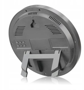 Muse KIENZLE DCF Radio-Control.Wall Clock w.Room Temp.Display anthr. 3