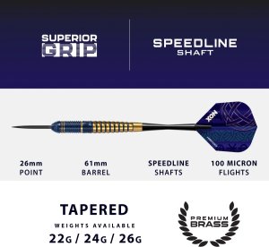 Harrows Rzutki do darta Harrows NOX Steeltip 24 g 3