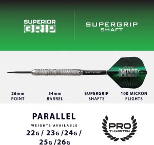 Harrows Rzutki do darta Harrows Impact 70% Steeltip Impact Steeltip 26 g 3