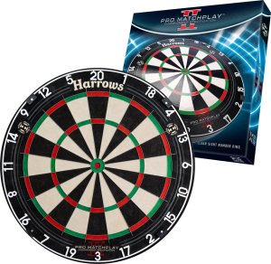 Harrows Tarcza do darta gry w rzutki Pro MatchPlay 2 sisal afrykański 45cm 2