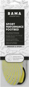 IRONMAN Wkładki do butów Bama Essentials Sport Performance Footbed szaro-żółte 44-45 4