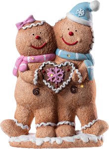 Dekoracja świąteczna Hanipol KADAX Figurka Bożonarodzeniowa LED Chłopiec Dziewczynka Piernik 11