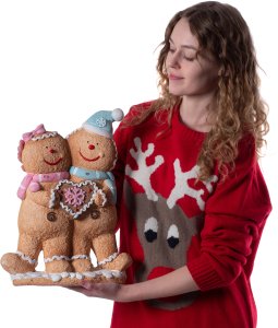 Dekoracja świąteczna Hanipol KADAX Figurka Bożonarodzeniowa LED Chłopiec Dziewczynka Piernik 4