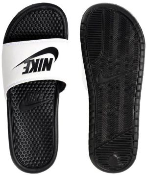 Nike Klapki Benassi JDI biało-czarne r. 40 (343880 100) 2