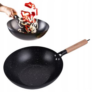 Patelnia KingHoff WOK Z POWŁOKĄ MARMURKOWĄ 30cm KINGHOFF KH-1983 2
