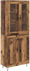 vidaXL vidaXL Highboard Stare drewno 69,5 x 34 x 90 cm 2