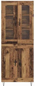 vidaXL vidaXL Highboard Stare drewno 69,5 x 34 x 90 cm 8