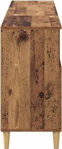 vidaXL vidaXL Komody 3 pcs Stare drewno 60 x 35 x 70 cm 6
