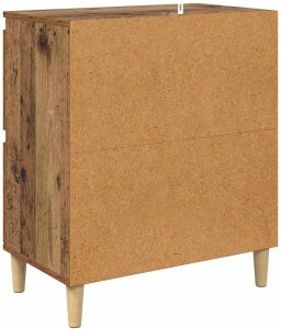 vidaXL vidaXL Komody 2 pcs Stare drewno 60 x 35 x 70 cm 9