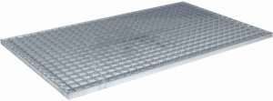 vidaXL vidaXL Ruszt Srebrny 30 x 30 x 2 cm Stal ocynkowana na gorąco 2