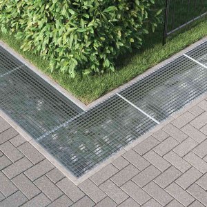 vidaXL vidaXL Ruszt Srebrny 30 x 30 x 2 cm Stal ocynkowana na gorąco 3