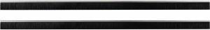 vidaXL vidaXL Szczotki uszczelniające do drzwi samoprzylepne 2 pcs Srebrny 2