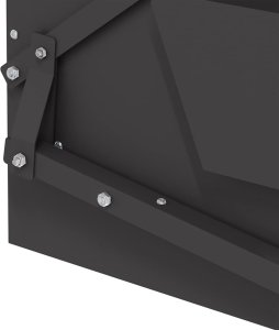 vidaXL vidaXL Karmnik na pedały dla kur Czarny 50 x 40 x 29 cm 9
