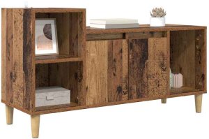 vidaXL vidaXL Szafka pod telewizor Stare drewno 100 x 35 x 55 cm 3