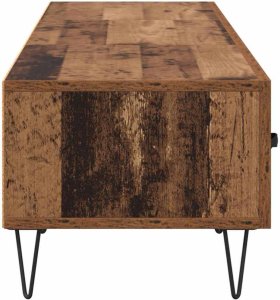 vidaXL vidaXL Szafka pod telewizor z szufladą Stare drewno 150 x 36 x 30 cm 7