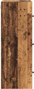 vidaXL vidaXL Szafka ścienna Stare drewno 35 x 37 x 102 cm 7