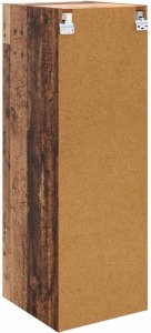 vidaXL vidaXL Szafka ścienna Stare drewno 35 x 37 x 102 cm 8