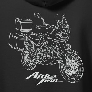 Topslang Bluza z kapturem motocyklowa z motocyklem na motor Honda Africa Twin CRF1100 L Adventure męska czarna XXL 4