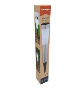 Grundig - Lampa ogrodowa solarna LED 7,5x56 cm 3