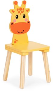 Multistore Zestaw mebli dla dzieci stolik + 2 krzesła żyrafa ECOTOYS EDUKAMP 7