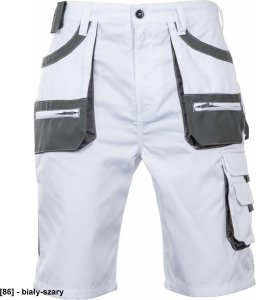 CERVA BE-01-009 - krótkie spodnie robocze, bawełna 20%, poliester 80% - royal/czarny 64 16