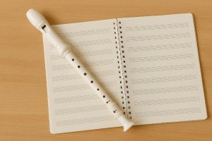 Korbi Instrumenty dęte Flet prosty szkolny sopranowy plastikowy 5