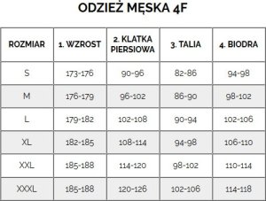 4f Spodnie termoaktywne męskie 4F M234 czarna 4FWAW25USEAM234 20S S/M 7