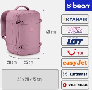 Beon Plecak Beon CB461 Powder Pink 2