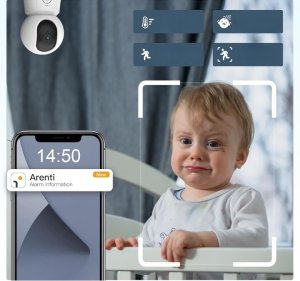 Niania Arenti ARENTI Elektroniczna niania z 2 kamerami i z wyświetlaczem 5" 1080p PTZ 2
