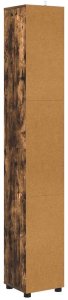 vidaXL vidaXL Szafka Łazienkowa z półką Dąb wędzony 30,5 x 30 x 195 cm 8