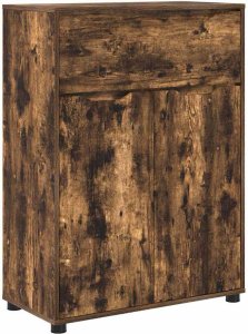 vidaXL vidaXL Szafka Łazienkowa z szufladą Dąb wędzony 72,5 x 36,5 x 100 cm 2