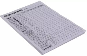 Zestaw do Gry w Kości - 5 Kostek, Kubek i Notes 7
