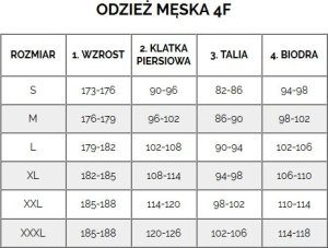 4f Spodnie termoaktywne męskie 4F M236 czarne 4FWAW25USEAM236 20S L/XL 7