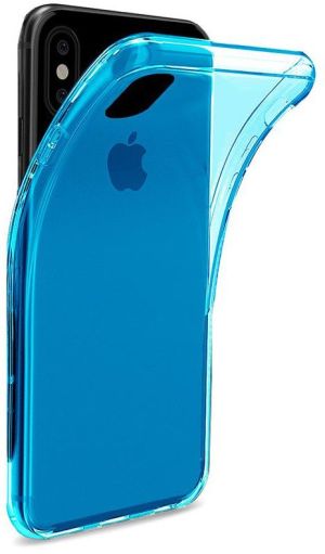 TelForceOne Puro nakładka Nude 0.3 mm do iPhone X niebieska transparentna (AKGETPUROET00061) 3