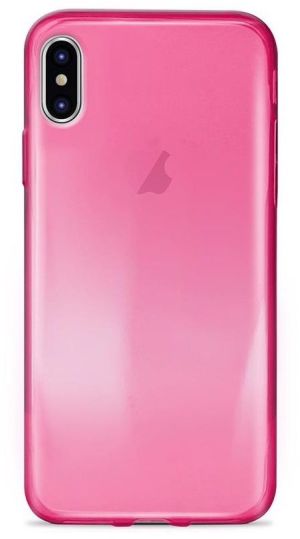 TelForceOne Puro nakładka Nude 0.3 mm do iPhone X różowa transparentna (AKGETPUROET00063) 1