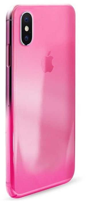 TelForceOne Puro nakładka Nude 0.3 mm do iPhone X różowa transparentna (AKGETPUROET00063) 2