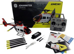 Amewi Johanniter H145 Helikopter Brushless 6-kanałowy 6G RTF 14+ 3
