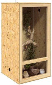 vidaXL vidaXL Terrarium Brązowy 50 x 50 x 100 cm OSB 3